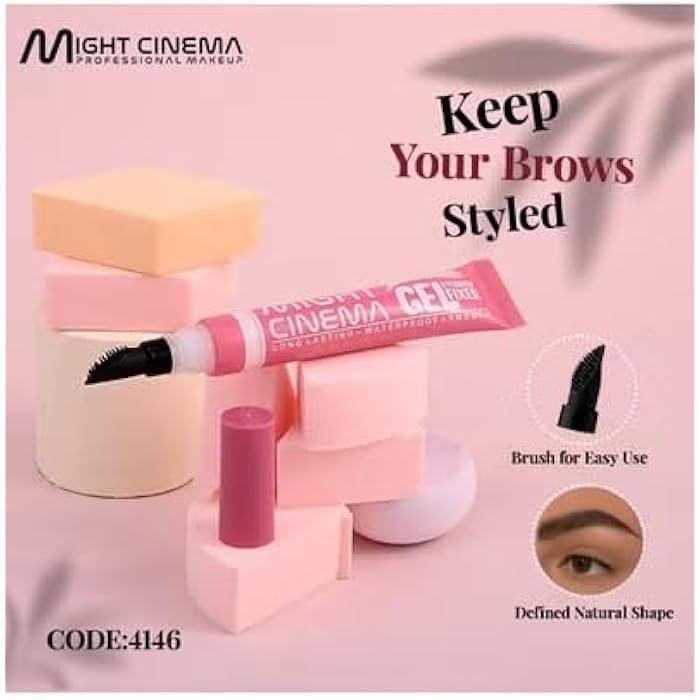 Eyebrow Fixer Gel, Brow Fixing, Extreme Hold Eyebrow Setting clear - Image 3